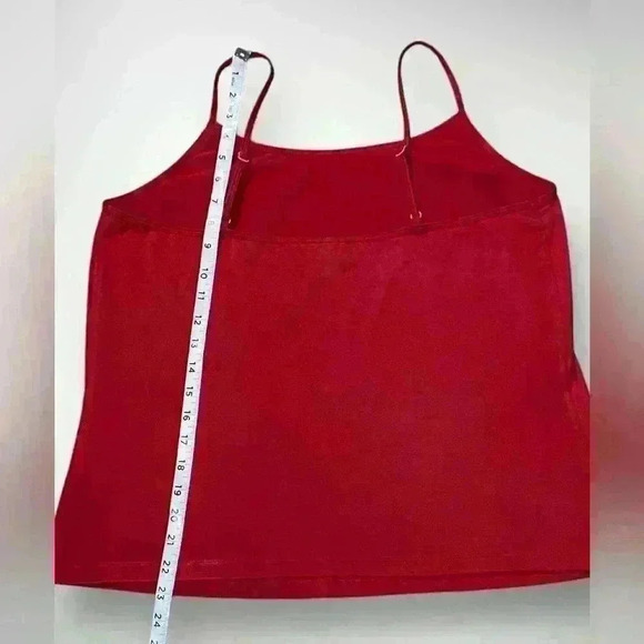Lane Bryant Red Tank Top Adjustable Straps Size 14/16 - Picture 8 of 9